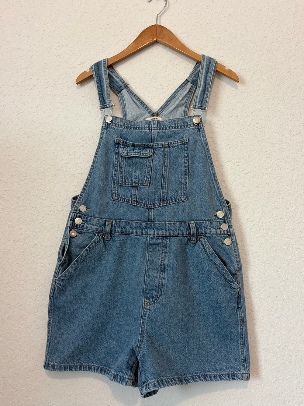 Cotton On Denim Overall Shorts Size 8